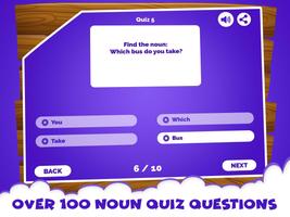 English Grammar Noun Quiz Game تصوير الشاشة 3