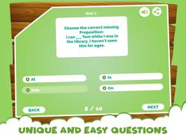 App Quiz sur les prépositions  capture d'écran 1