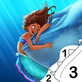 The Little Mermaid: Color Game