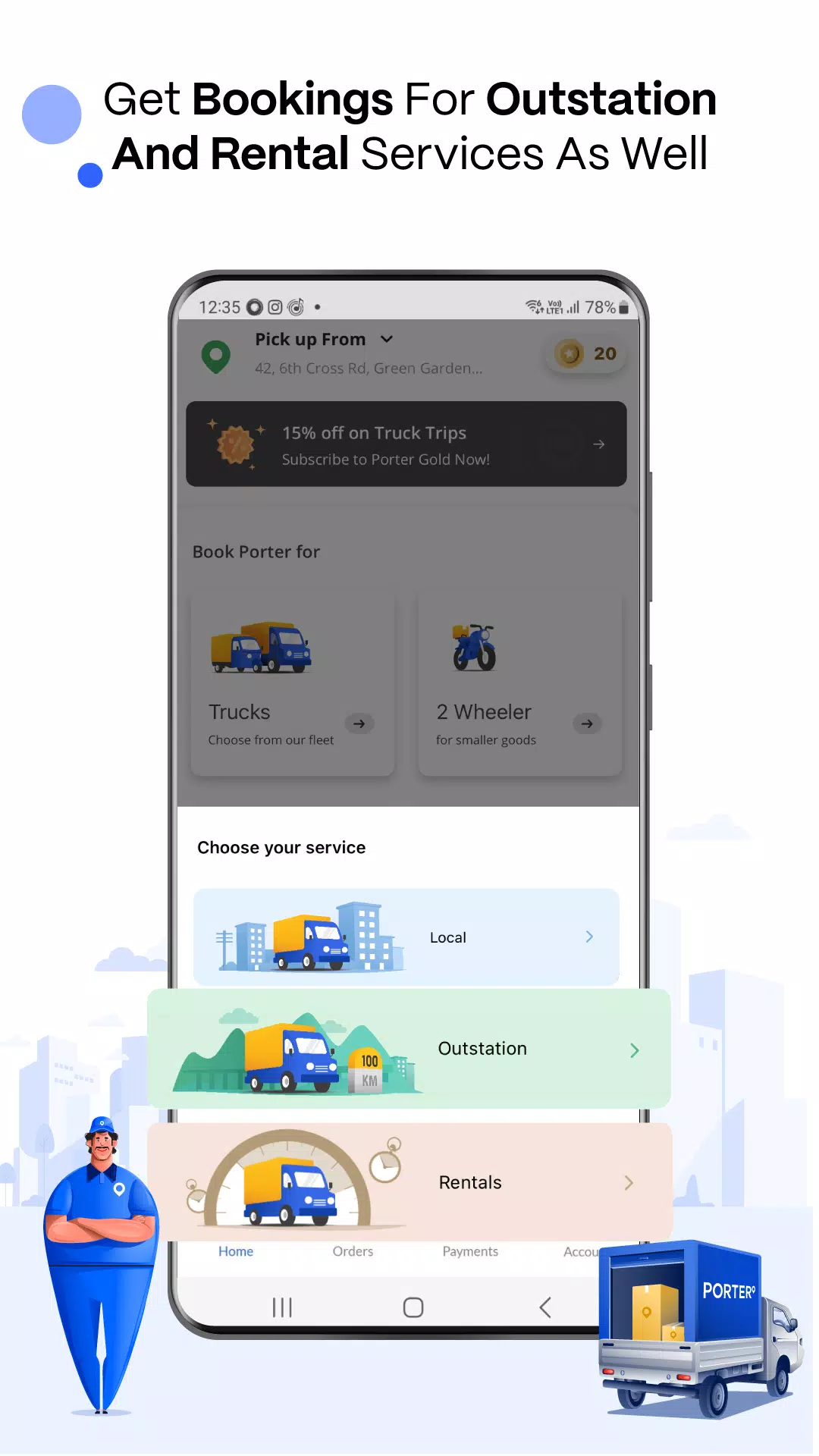 Download do APK de porta caminhão motorista: Novo estacionamento