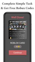 Get Robux Gift Card RedeemCode ภาพหน้าจอ 3