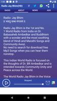 Jay Bhim Radio on Dr. Ambedkar تصوير الشاشة 3