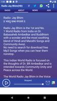 Jay Bhim Radio on Dr. Ambedkar स्क्रीनशॉट 3