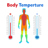 Thermometer Body Temp Tracker-icoon