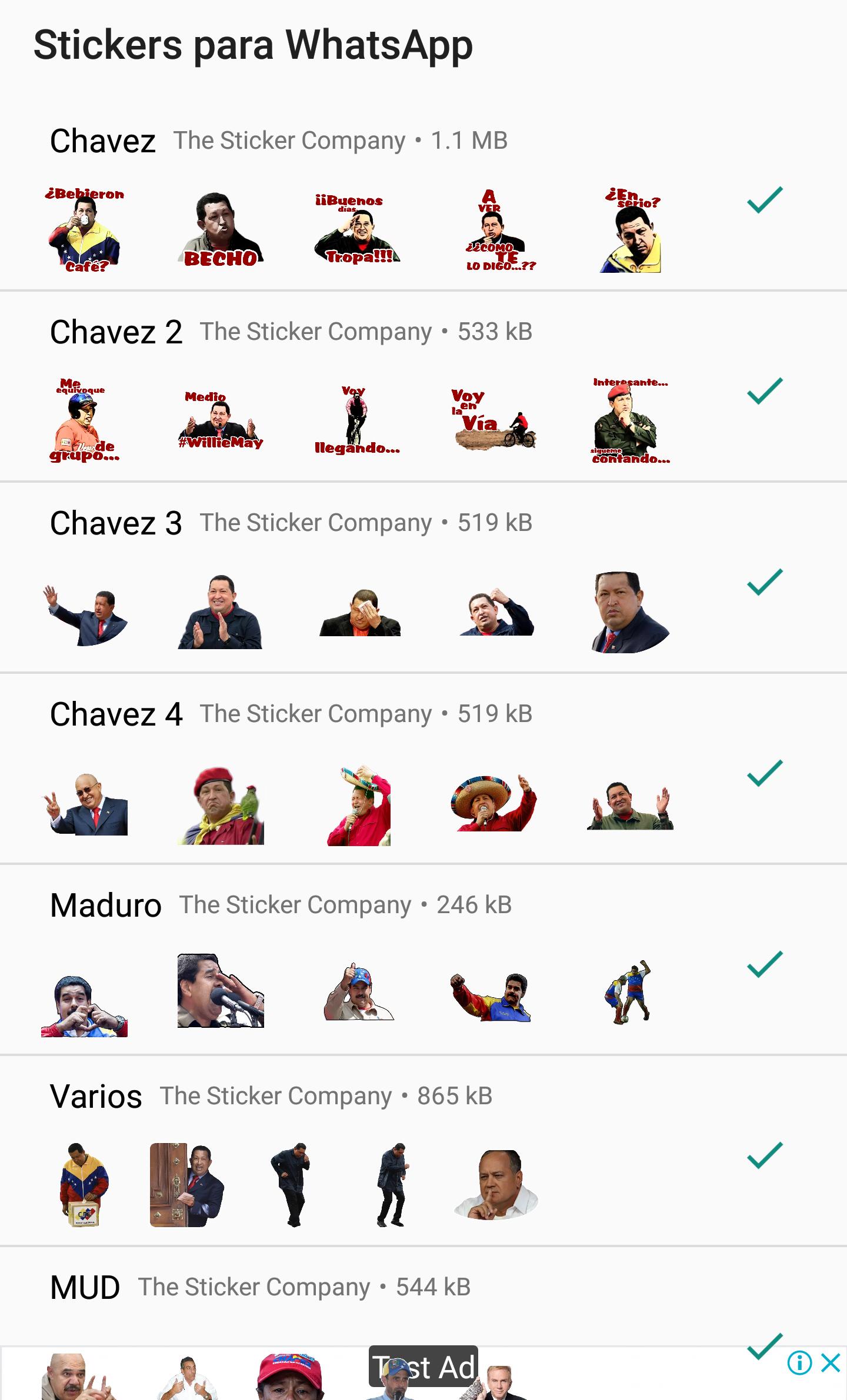 Chavez And Venezuela Stickers For Whatsapp For Android Apk Download