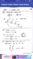 Rakesh Yadav Maths Class Notes (HINDI & OFFLINE) تصوير الشاشة 2