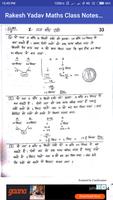 Rakesh Yadav Maths Class Notes (HINDI & OFFLINE) تصوير الشاشة 3