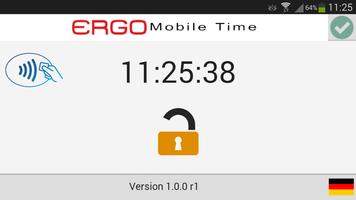 Ergo Mobile TimeTracker NFC ポスター
