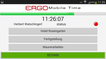 Ergo Mobile TimeTracker NFC syot layar 3