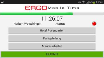 Ergo Mobile TimeTracker NFC screenshot 3