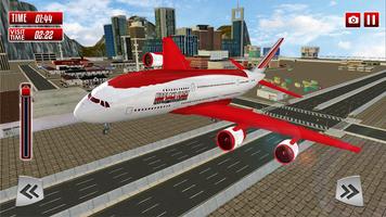 City Airplane Flight Tourist Transport Simulator! Poster