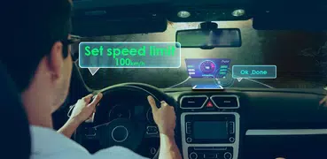 Velocímetro de voz: Heads Up Display GPS odômetro