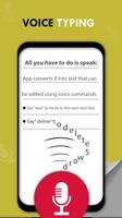 Voice, speech notes: Speech to poster