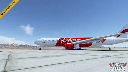 Flight Simulator 2018 FlyWings XAPK 下載