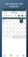 برنامه‌نما Hijri Gregorian Calendar عکس از صفحه
