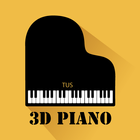 Piano 3D icône