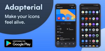 Adapterial - icon pack الملصق