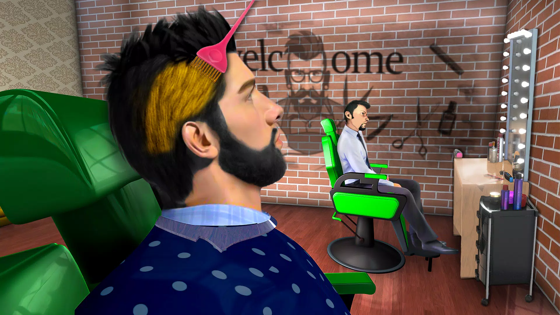 Real Barber Shop Haircut Salon 3D- Hair Cut Games APK pour Android  Télécharger