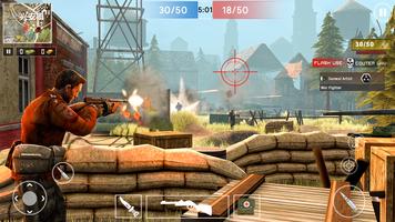 Gun Shooter Offline Game WW2 Ekran Görüntüsü 1
