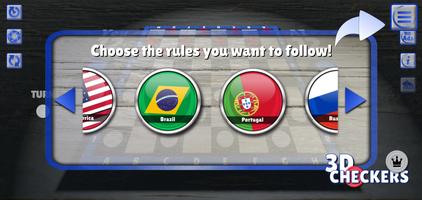 Checkers 3D Board Game screenshot 1