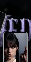 Wednesday and Thing Wallpaper captura de pantalla 1