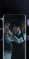 Wednesday and Thing Wallpaper captura de pantalla 2