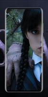 Wednesday and Thing Wallpaper captura de pantalla 3