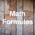Math Formula(गणित सूत्र)