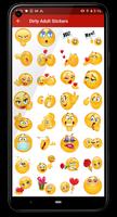 Playful Adult Emoticons ポスター