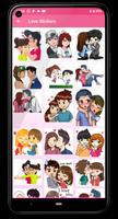 Romantic Love Sticker and Roma 海報