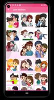 Romantic Love Sticker and Roma पोस्टर