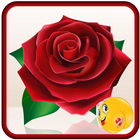 Rose Stickers Zeichen