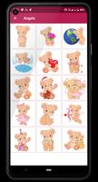 Teddy For Love Stickers স্ক্রিনশট 2