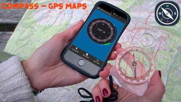 Smart Compass - GPS Maps Cartaz