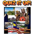 Quiz It Up! Logo memory game on facts of Malaysia icône