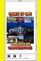 Quiz It Up! Universities of Malaysia Logo Game Affiche