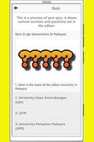 Quiz It Up! Universities of Malaysia Logo Game capture d'écran 2