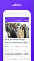 Actualités  et dernières nouvelles du Cameroun screenshot 2