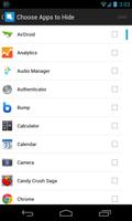 Hide App-Hide Application Icon स्क्रीनशॉट 1