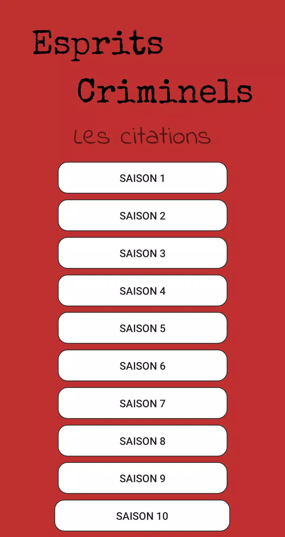 Citation Esprits Criminels For Android Apk Download