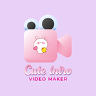 Cute Intro Video Maker-icoon