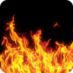 Photo effects theme fire