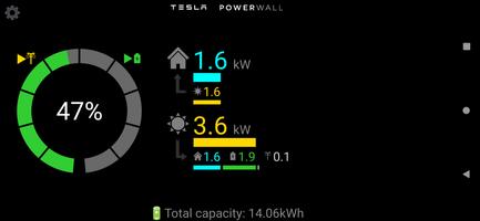 برنامه‌نما Powerwall Companion عکس از صفحه