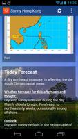 برنامه‌نما 香港天晴 - 香港天氣和時鐘 Widget عکس از صفحه