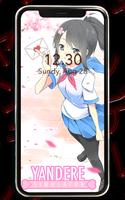 Yandere Wallpaper Anime Girl capture d'écran 3