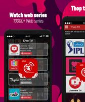 Thop TV Free Live cricket Tv - Live TV Guide 2021 capture d'écran 3
