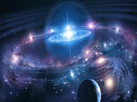 3D Universe Space Wallpaper اسکرین شاٹ 1