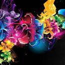 4D Neon Bloemen Wallpapers-APK