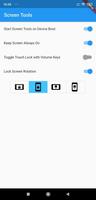 Screen Tools - Disable Touch & Rotation Lock الملصق