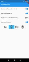 Screen Tools - Disable Touch & Rotation Lock Affiche